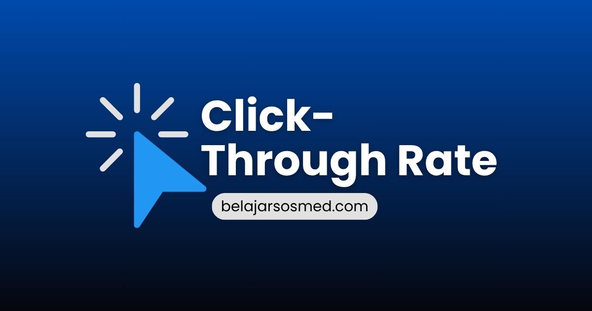 Grafik yang menunjukkan hubungan antara jumlah tayangan (impressions) dan jumlah klik pada link dari sebuah postingan sosial media.
